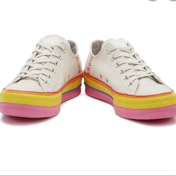 Converse Shoes - CONVERSE CTAS Lift 'Rainbow/Vintage White' Sneaker Size 5.5